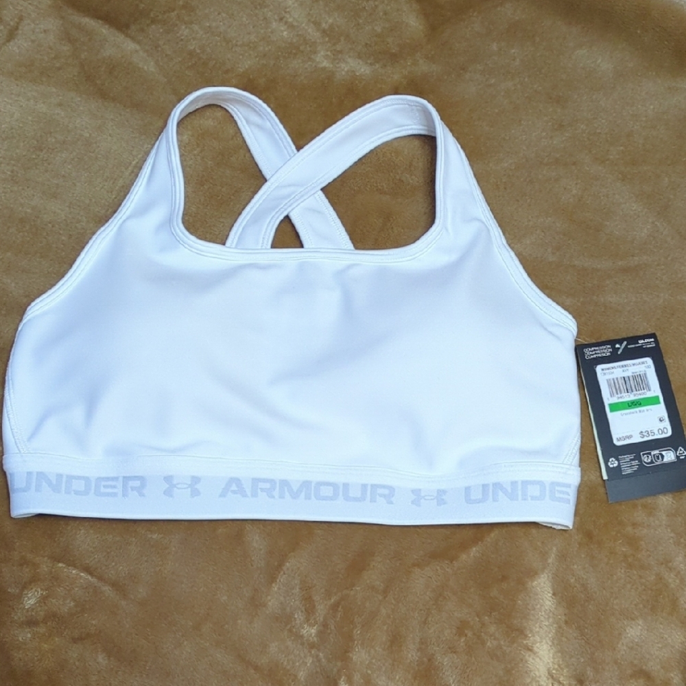 Under Armour Women's Classic White Sports Bra